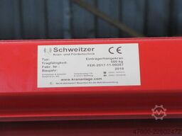 Demag Portalkran KBK2-H Stahlbau 500KG Abus 500KG Kettenzug + Stahlbau 24x6m