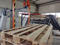 Pallets CNC nailing machines + robot