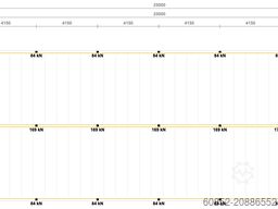 10x25m Lagerbühne , Belastung : 500kg/qm Unterkante: 3,0m , ca. 250qm Systembühne
