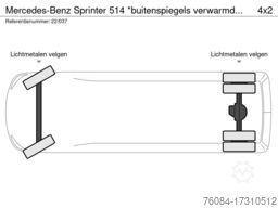 Mercedes-Benz Sprinter 514 *buitenspiegels verwarmd&elektr. v...