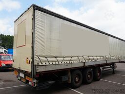 Groenewegen 3 axle curtainside trailer with side boards