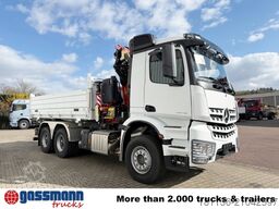Mercedes-Benz Arocs 3348 K 6x4, Kran Fassi F255A.2.24,