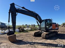 Hitachi ZX 190 LC-6 with Engcon rototilt og graveskuffe.