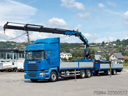 SCANIA R 450 * FASSI F365 RA + FUNK + Anhänger*TOP