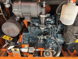 HITACHI HX99B-2 Rups hoogwerker telescoop NONMARKING 2008 KUBOTA DIESEL 11M Werkhoogte