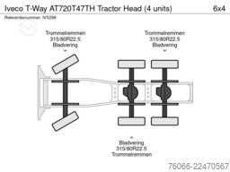 Iveco T-Way AT720T47TH Tractor Head (4 units)