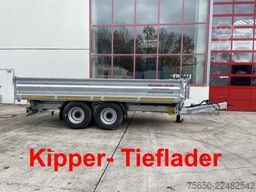 Möslein TTD 14 Schwebheim  14 t Tandemkipper Tieflader Breite Reifen-- Neufahrzeug --