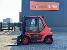 Linde H60D-02 / fork positioner / 6.000kg / duplex / ...