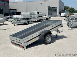 Martz BASIC 264 KIPP 264X126X30CM 750KG TIEFLADER | DEICHSEL KLAPPBAR