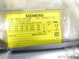 Siemens 1PH7133-2NF02-0CB0 SN YFW812553110002 + W2D210-EA10-11 -