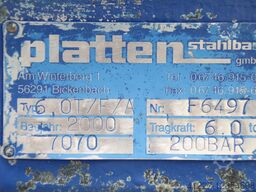 Platten 6,0 T/F/A