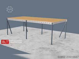 5x10m Lagerbühne , Belastung : 500kg/qm Unterkante: 3m ,ca. 50qm , Systembühne