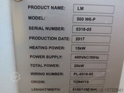 Pals mek Plastik Makinalari LM 500 W6-P