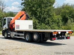 IVECO Stralis 460 PRITSCHE 6,65m +KRAN +FUNK