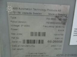 ABB Robotics IRB6650 Foundry 200/2.75