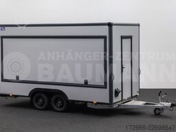 Blyss HB20421HT | PREMIUM AERO | GRAU 420X200X230CM 2000KG VERKAUFSANHÄNGER