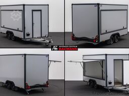 Blyss HB20421HT | PREMIUM AERO | GRAU 420X200X230CM 2000KG VERKAUFSANHÄNGER