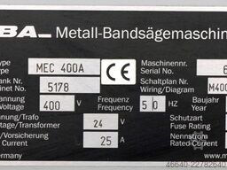 MEBA - Vollautomat E-CUT 400 A