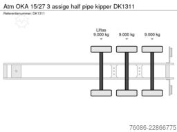 Atm OKA 15/27 3 assige half pipe kipper