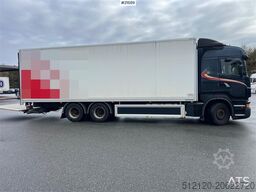 Scania R500 6x2 box truck w/ 2 temp refrigerator/freezer