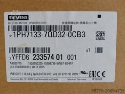 Siemens 1PH7133-7QD32-0CB3 Motor SN: YFFD623357401001  - ! -
