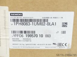 Siemens 1PH8083-1UM02-0LA1 SN:YFF0619957010003 - ! -