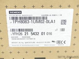 Siemens 1PH8083-1UM02-0LA1 SN:YFH2621543201016 - ! -