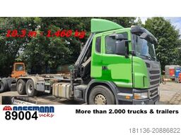 Scania Scania G 480/6x2-4, Lenk-Liftachse,  Hiab Kran