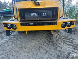 Hydrema 912GS dump truck w/white signs. WATCH VIDEO.