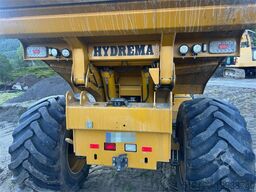 Hydrema 912GS dump truck w/white signs. WATCH VIDEO.