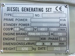 Perkins 2506C-E15TAG1 - 500kVA Surplus genset- DPX-19813-6