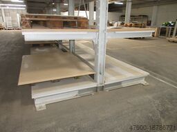 OHRA - Kragarmregal Langgutregal L 15m 10 Ständer IPB 120 + 40 Kragarme IPE100