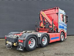 Scania R500 6x4 / PALFINGER CRANE / KRAN / RETARDER