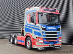 Scania R500 6x4 / PALFINGER CRANE / KRAN / RETARDER