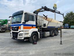 MAN TG-S 26.400 6x2-2 BL 3-Achs Kipper Kran +Funk+Gr