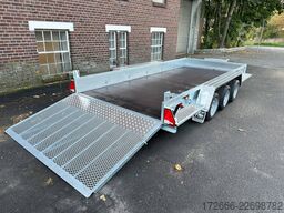 Variant 3520 M5 | MAXI LOAD | TRIDEM 460X198CM 3500KG BAUMASCHINENANHÄNGER | RAMPE