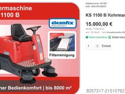Cleanfix KS 1100 B