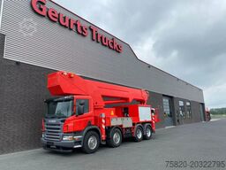 Scania P420 8X4 + BISON PALFINGER TKA 57 KS HOOGWERKER...