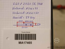 unbekannt 1000/660/H340 mm  gefedert