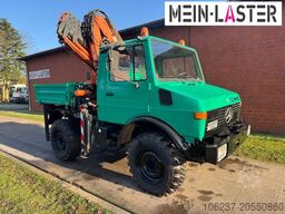 UNIMOG U 1200 Atlas 75.2 Kran 14 m Funk FB *1. Hand