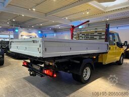FORD Transit 2,4 D Maxi DoKa 3-Seiten Kipper*Kran*