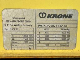 KRONE 3 Axle BPW axles, sliding roof, Disc brakes, Ai...