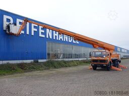 MERCEDES-BENZ 2222 6x4, Ruthmann, 28m³, 3. Sitz, Blattfederung