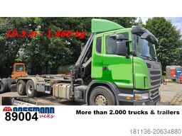 Scania Scania G 480/6x2-4, Lenk-Liftachse, Hiab Kran