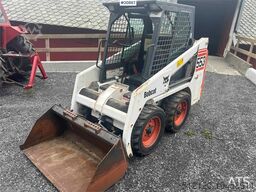 Bobcat 553 compact loader w/ bucket and pallet forks. WAT