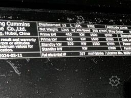 Cummins QSZ13-G10 - 600 kVA Generator - DPX-19847