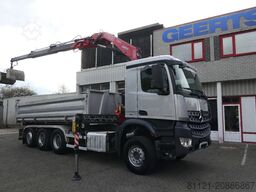 Mercedes-Benz Arocs 3643 | 8X4 Tridem | 3 Side Tipper | Fassi...