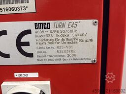 Emco EMCOTURN E45 with barfeeder