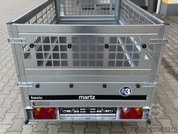 Martz Tieflader PKW-Anhänger Laubgitter