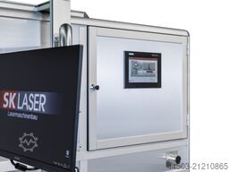 SK LASER GmbH F50iW1 – 50 W Faserlaser mit Drehteller
